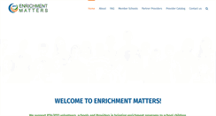 Desktop Screenshot of enrichmentmatters.com
